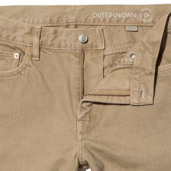 OUTERKNOWN Drifter Tapered Fit Faded Khaki - Picture 3 of 5